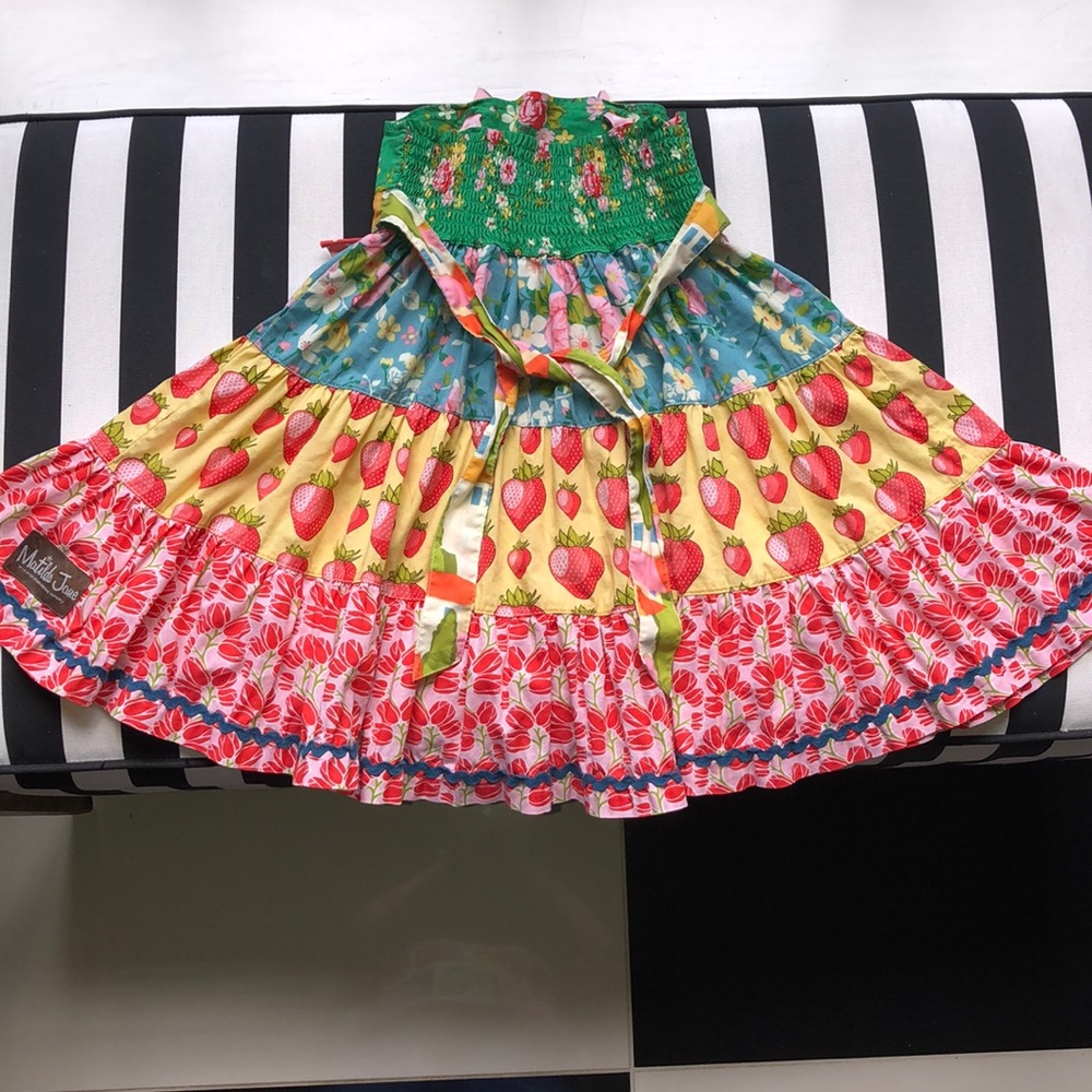 Sz 4 Matilda Jane Strawberry Fields Dress - Picture 4 of 7